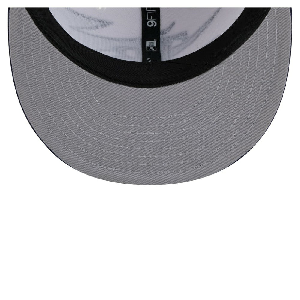 Tampa Bay Rays Jagged 9FIFTY Snapback Hat Navy/White | New Era