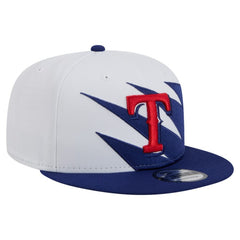 Texas Rangers Jagged 9FIFTY Snapback Hat Royal/White | New Era
