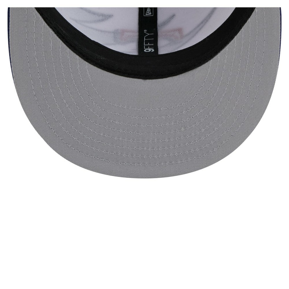 Texas Rangers Jagged 9FIFTY Snapback Hat Royal/White | New Era