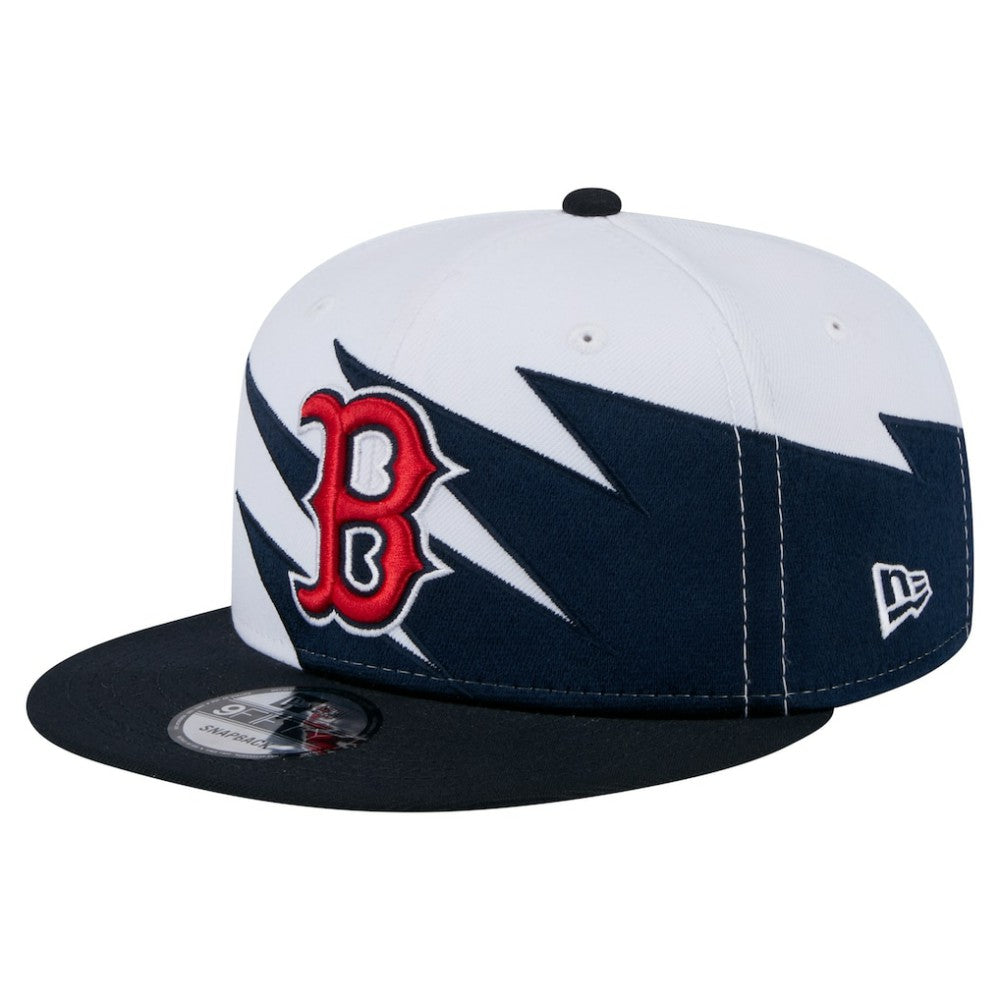 Boston Red Sox Jagged 9FIFTY Snapback Hat Navy/White | New Era