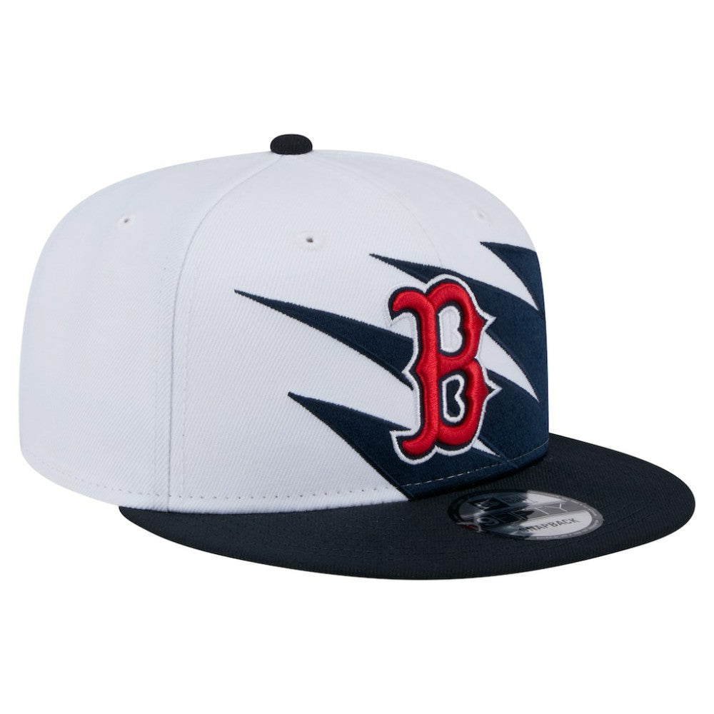 Boston Red Sox Jagged 9FIFTY Snapback Hat Navy/White | New Era