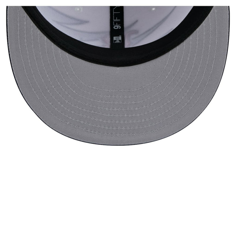 Boston Red Sox Jagged 9FIFTY Snapback Hat Navy/White | New Era