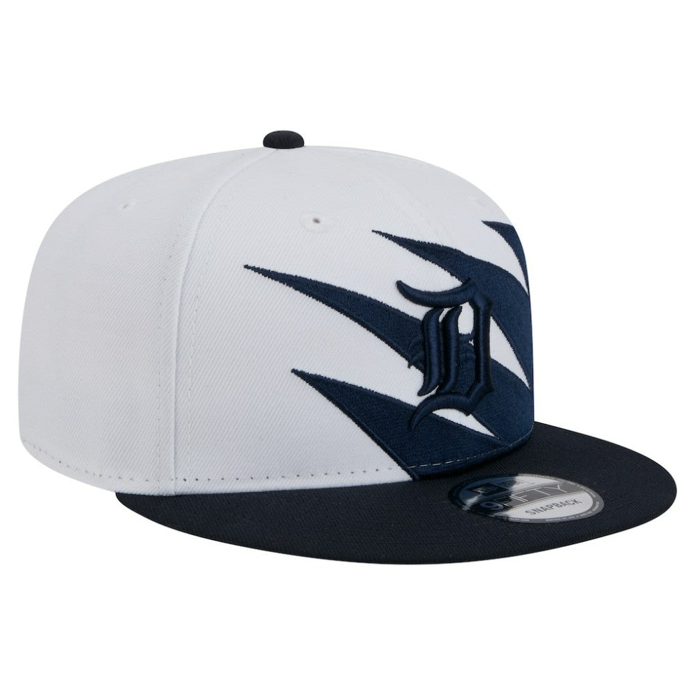 Detroit Tigers Jagged 9FIFTY Snapback Hat Navy/White | New Era