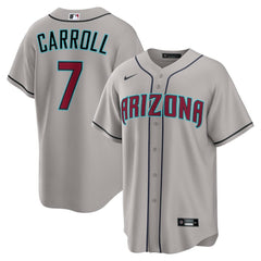 Corbin Carroll Arizona Diamondbacks Road Replica Jersey - Gray
