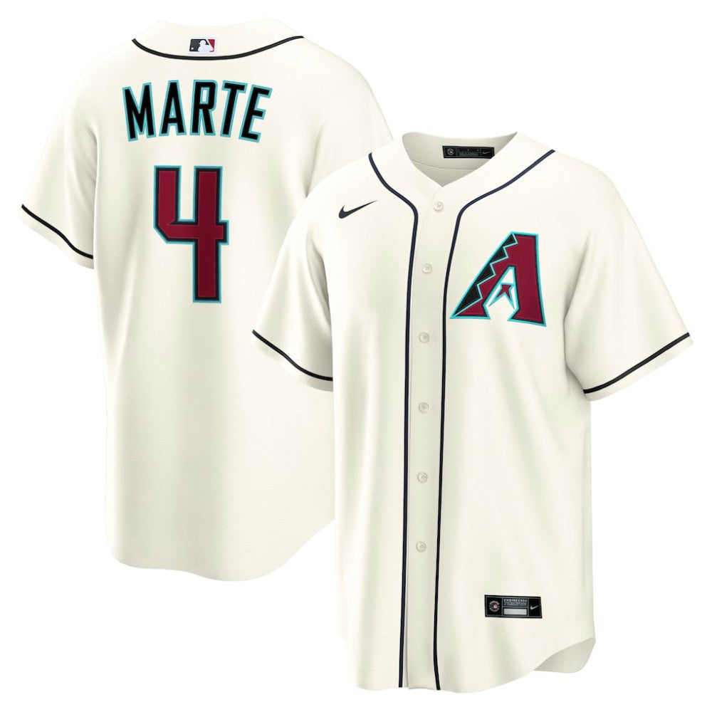 Ketel Marte Arizona Diamondbacks Home Replica Jersey - Cream