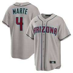 Ketel Marte Arizona Diamondbacks Road Replica Jersey - Gray