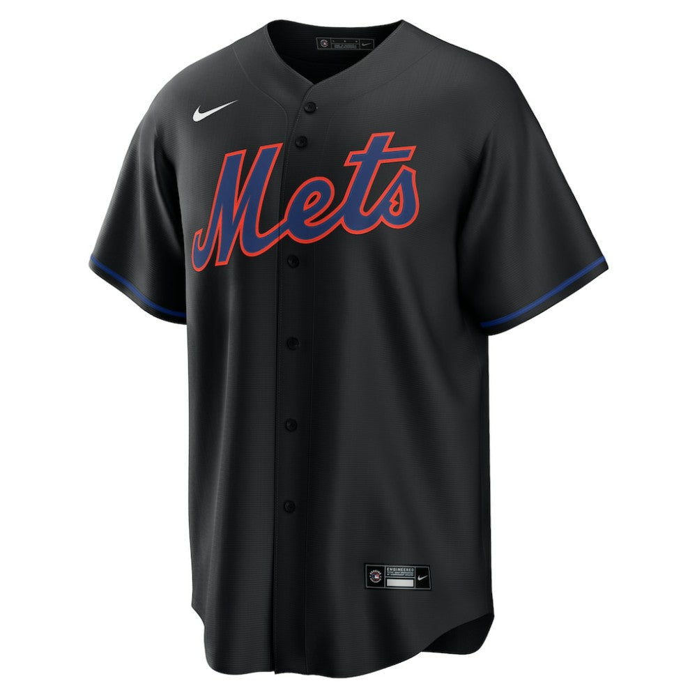 Brandon Nimmo New York Mets Alternate Replica Jersey Black | Nike