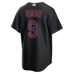 Brandon Nimmo New York Mets Alternate Replica Jersey Black | Nike