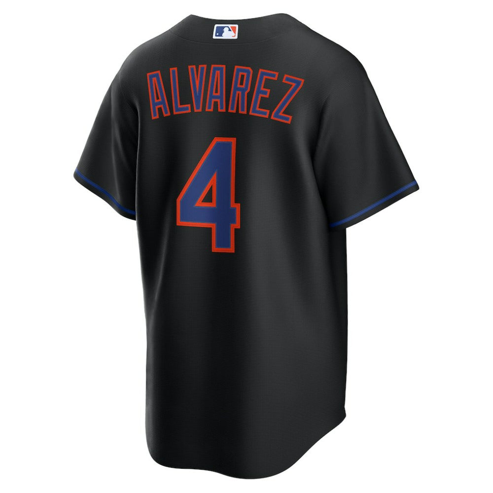 Francisco Alvarez New York Mets Alternate Replica Jersey Black | Nike