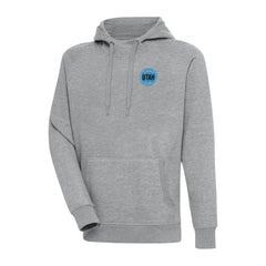 Utah Mammoth Antigua Victory Pullover Hoodie Heather Gray