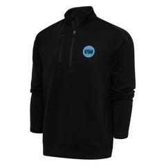 Utah Mammoth Antigua Generation Quarter-Zip Pullover Top Black