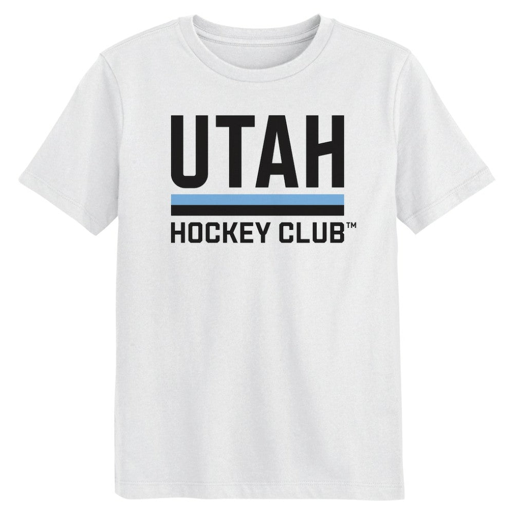 Utah Hockey Club Preschool Secondary Logo T-Shirt White