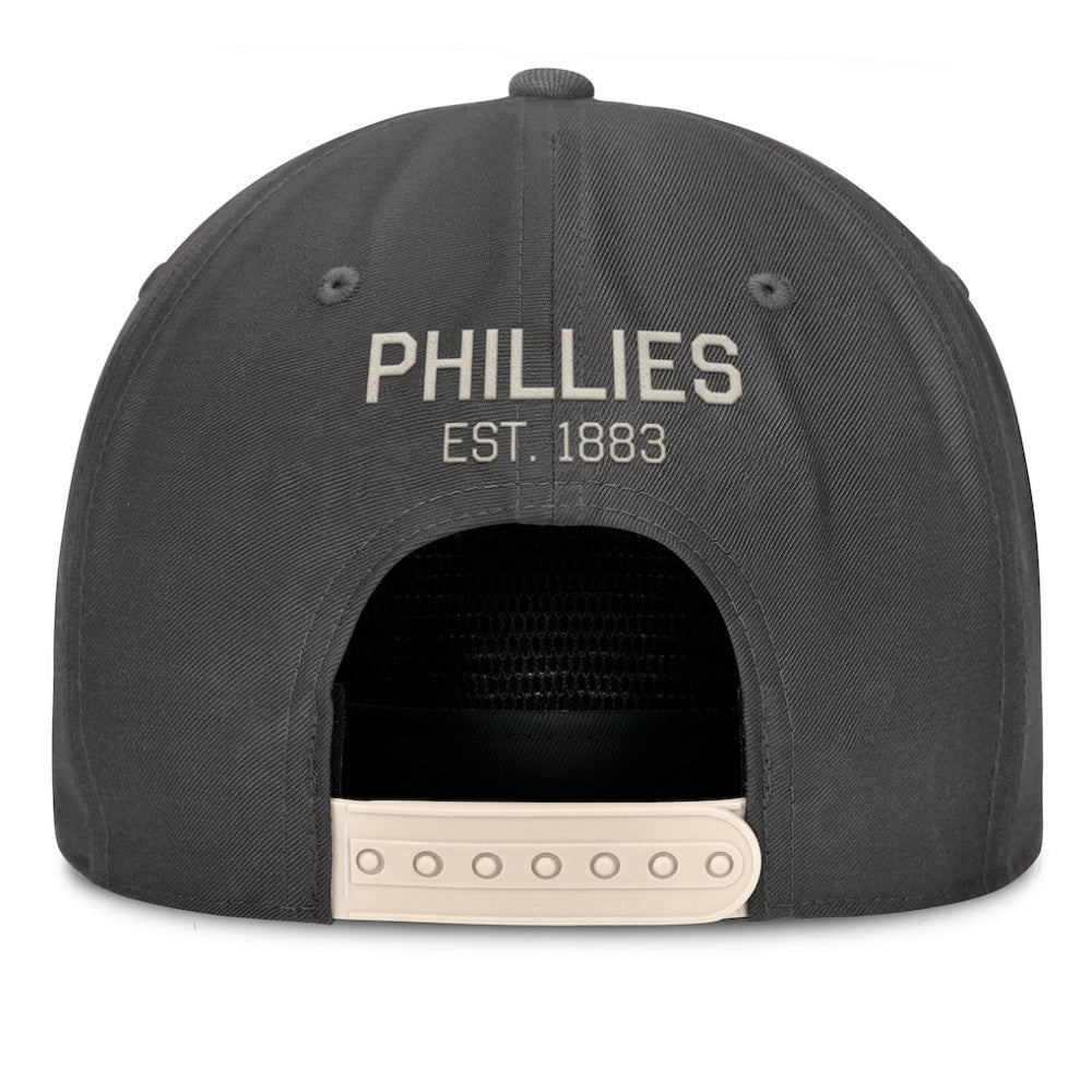 Philadelphia Phillies Closer Adjustable Hat Charcoal
