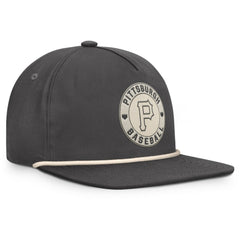 Pittsburgh Pirates Closer Adjustable Hat Charcoal