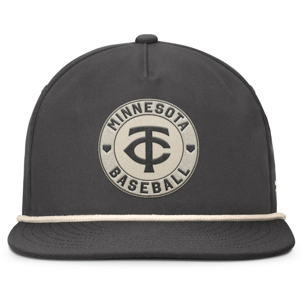 Minnesota Twins Closer Adjustable Hat Charcoal