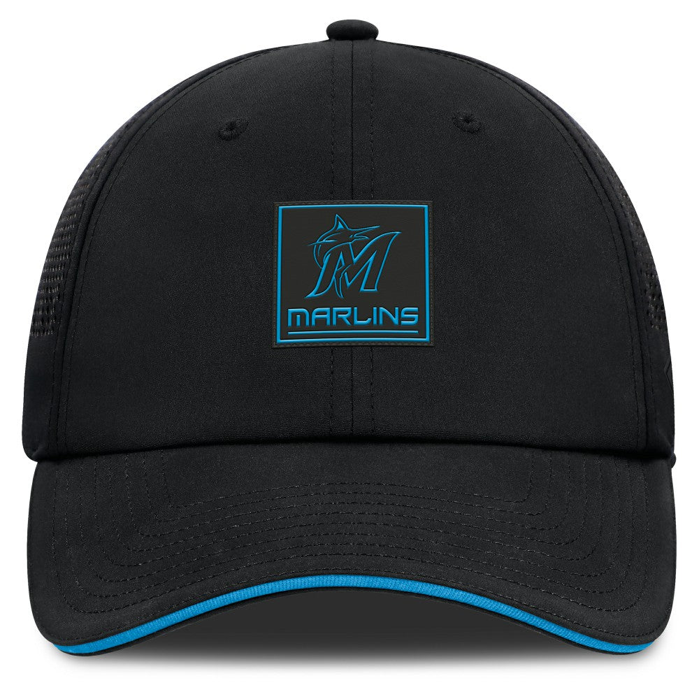 Miami Marlins Level Up Driver Adjustable Hat Black