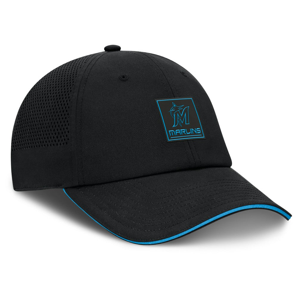 Miami Marlins Level Up Driver Adjustable Hat Black