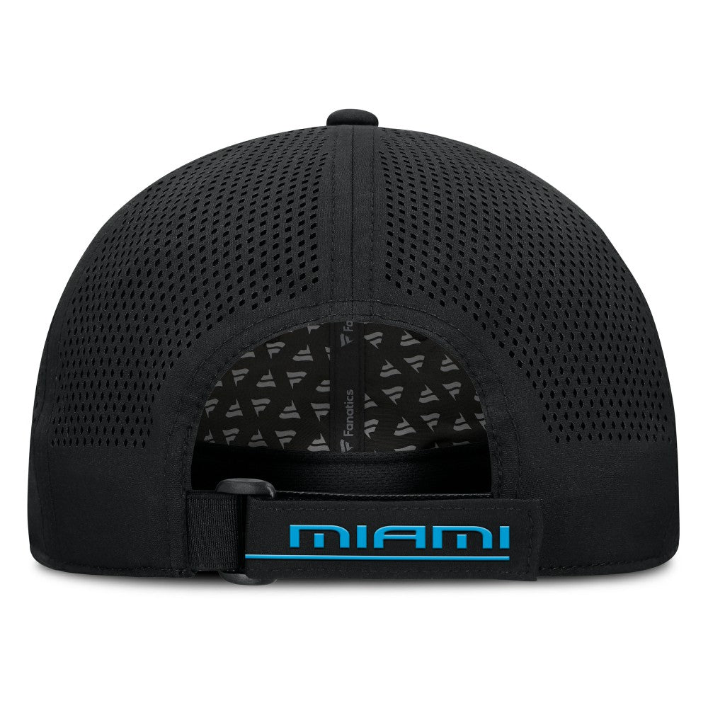 Miami Marlins Level Up Driver Adjustable Hat Black