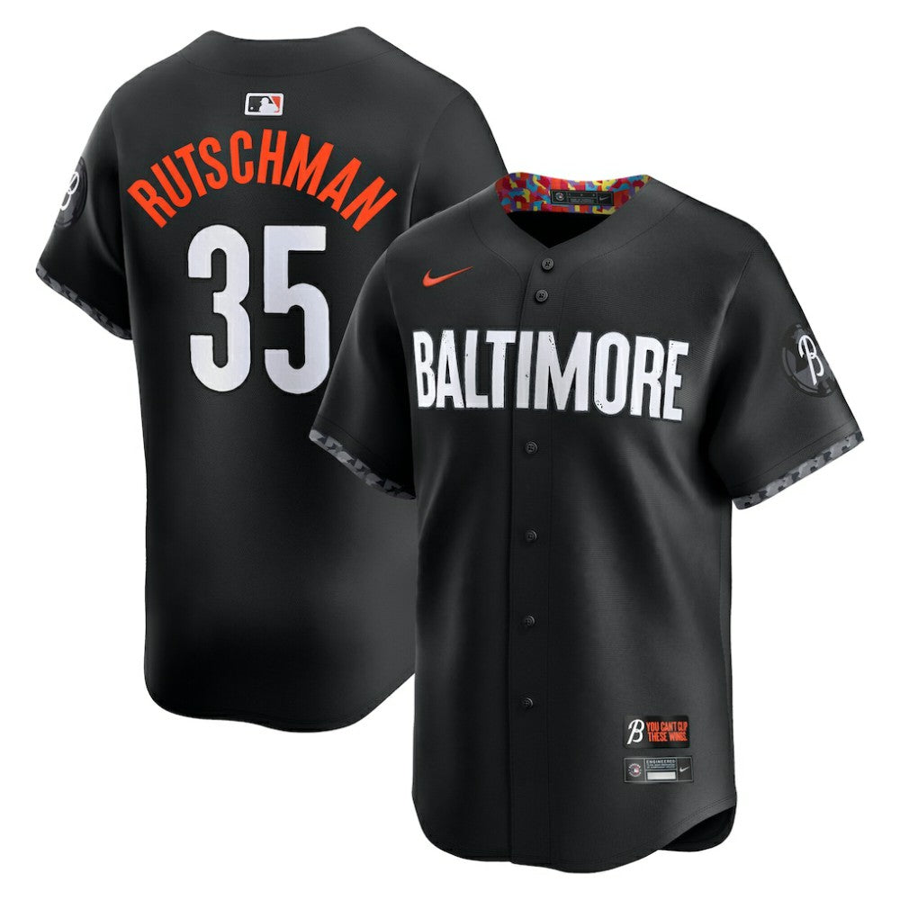 Adley Rutschman Baltimore Orioles City Connect Limited Jersey Black | Nike