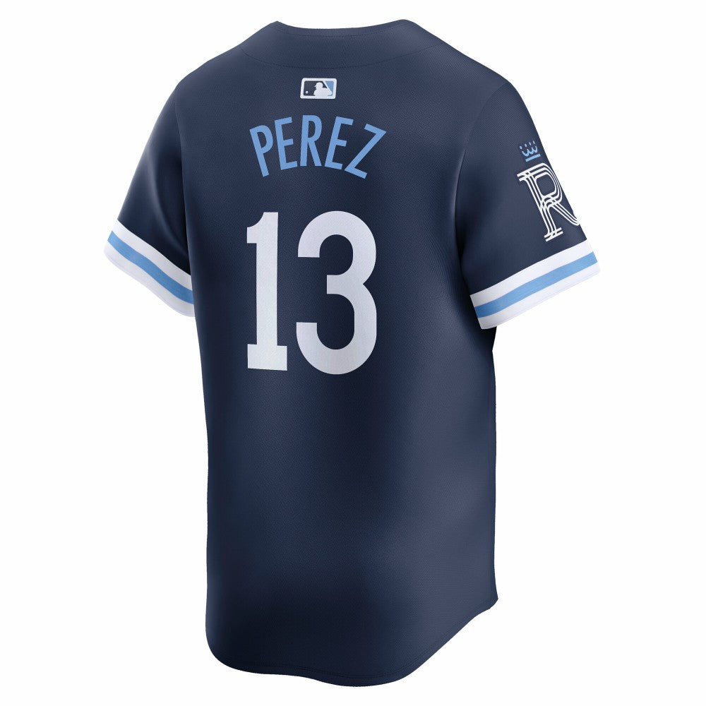 Salvador Perez Kansas City Royals City Connect Limited Jersey Navy | Nike