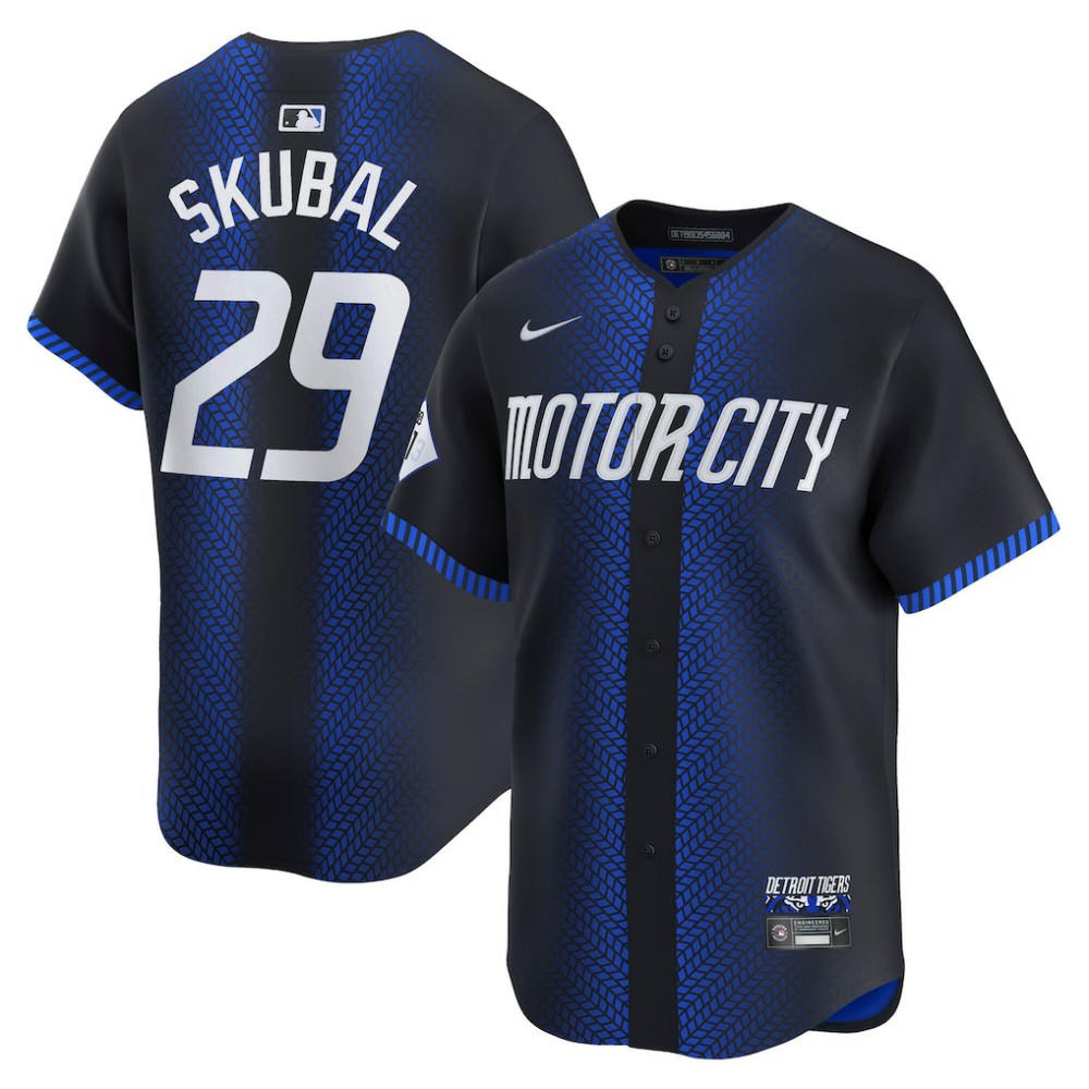 Tarik Skubal Detroit Tigers City Connect Limited Jersey Navy | Nike