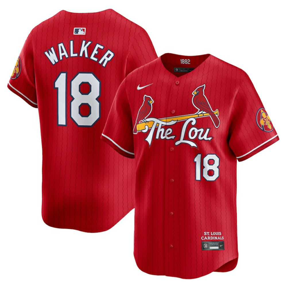 Jordan Walker St. Louis Cardinals City Connect Limited Jersey Red | Nike