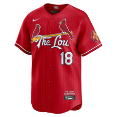Jordan Walker St. Louis Cardinals City Connect Limited Jersey Red | Nike