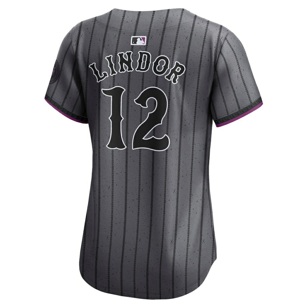 Francisco Lindor New York Mets Women's City Connect Limited Jersey Gray | Nike