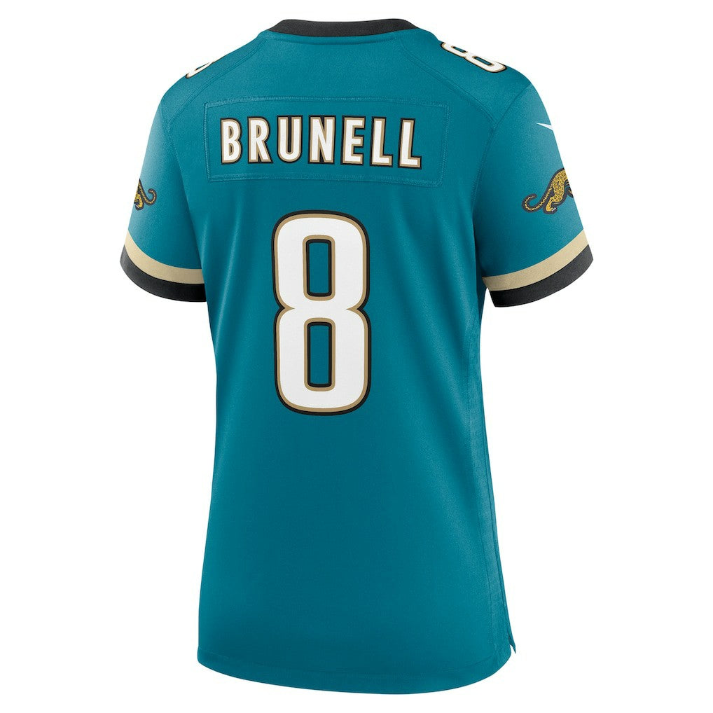 Mark Brunell Jacksonville Jaguars Women's Prowler Throwback Retired Player Game Jersey - Teal
