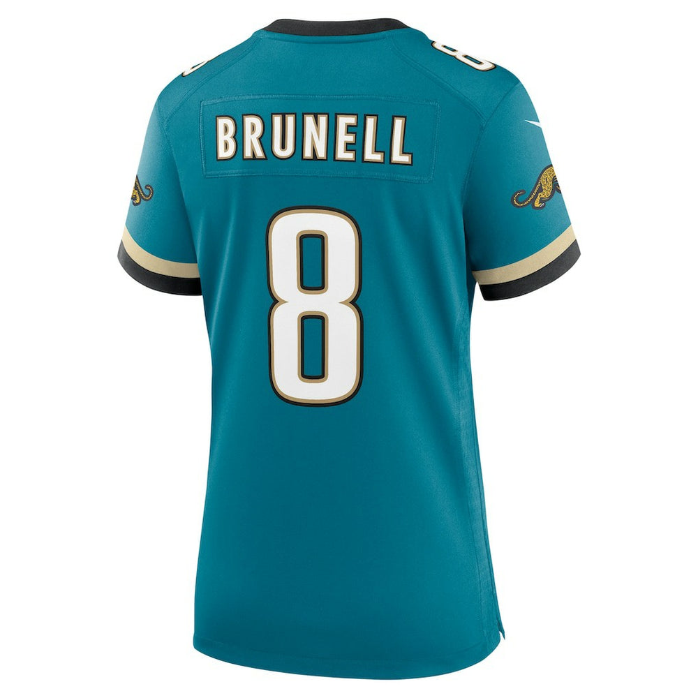 Mark Brunell Jacksonville Jaguars Women's Prowler Throwback Retired Player Game Jersey - Teal