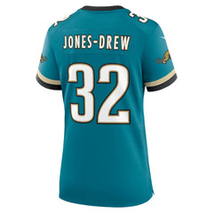 Maurice Jones-Drew Jacksonville Jaguars Women's Prowler Throwback Retired Player Game Jersey - Teal