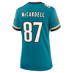 Keenan McCardell Jacksonville Jaguars Women's Prowler Throwback Retired Player Game Jersey - Teal