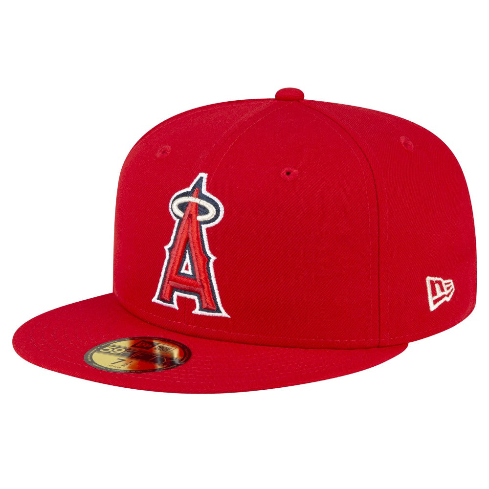 Los Angeles Angels Game Authentic Collection On Field 59FIFTY Fitted Hat Red | New Era