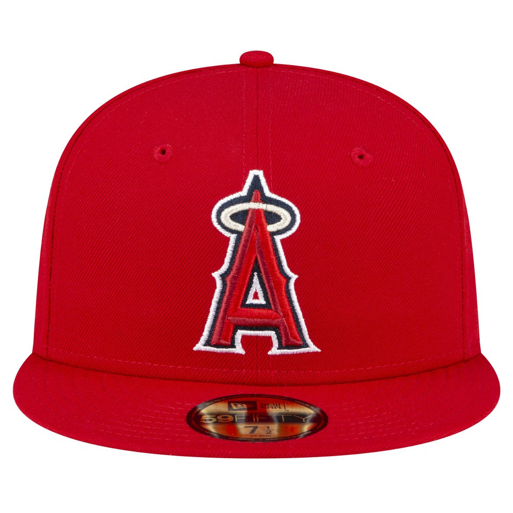 Los Angeles Angels Game Authentic Collection On Field 59FIFTY Fitted Hat Red | New Era