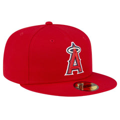 Los Angeles Angels Game Authentic Collection On Field 59FIFTY Fitted Hat Red | New Era