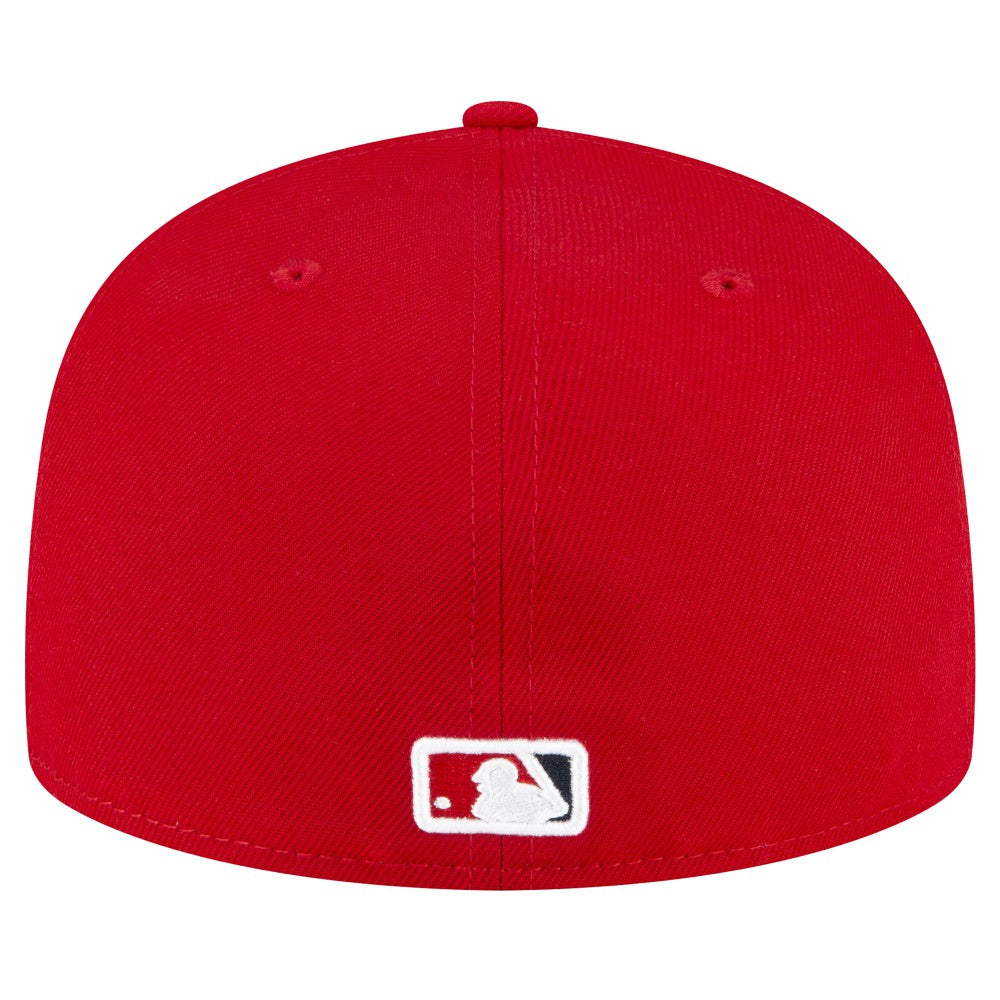 Los Angeles Angels Game Authentic Collection On Field 59FIFTY Fitted Hat Red | New Era
