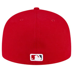 Los Angeles Angels Game Authentic Collection On Field 59FIFTY Fitted Hat Red | New Era