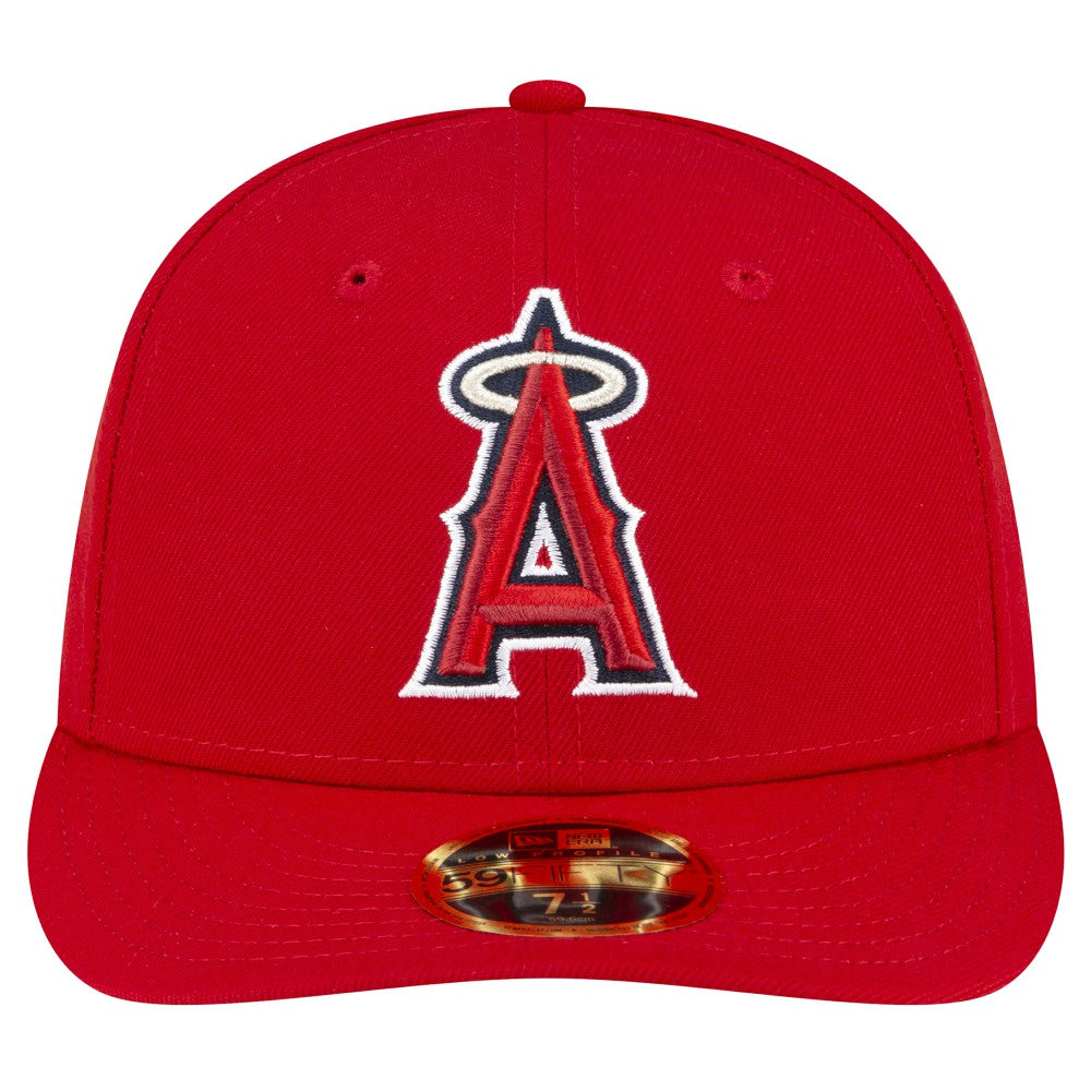 Los Angeles Angels Game Authentic Collection On-Field Low Profile 59FIFTY Fitted Hat Red | New Era