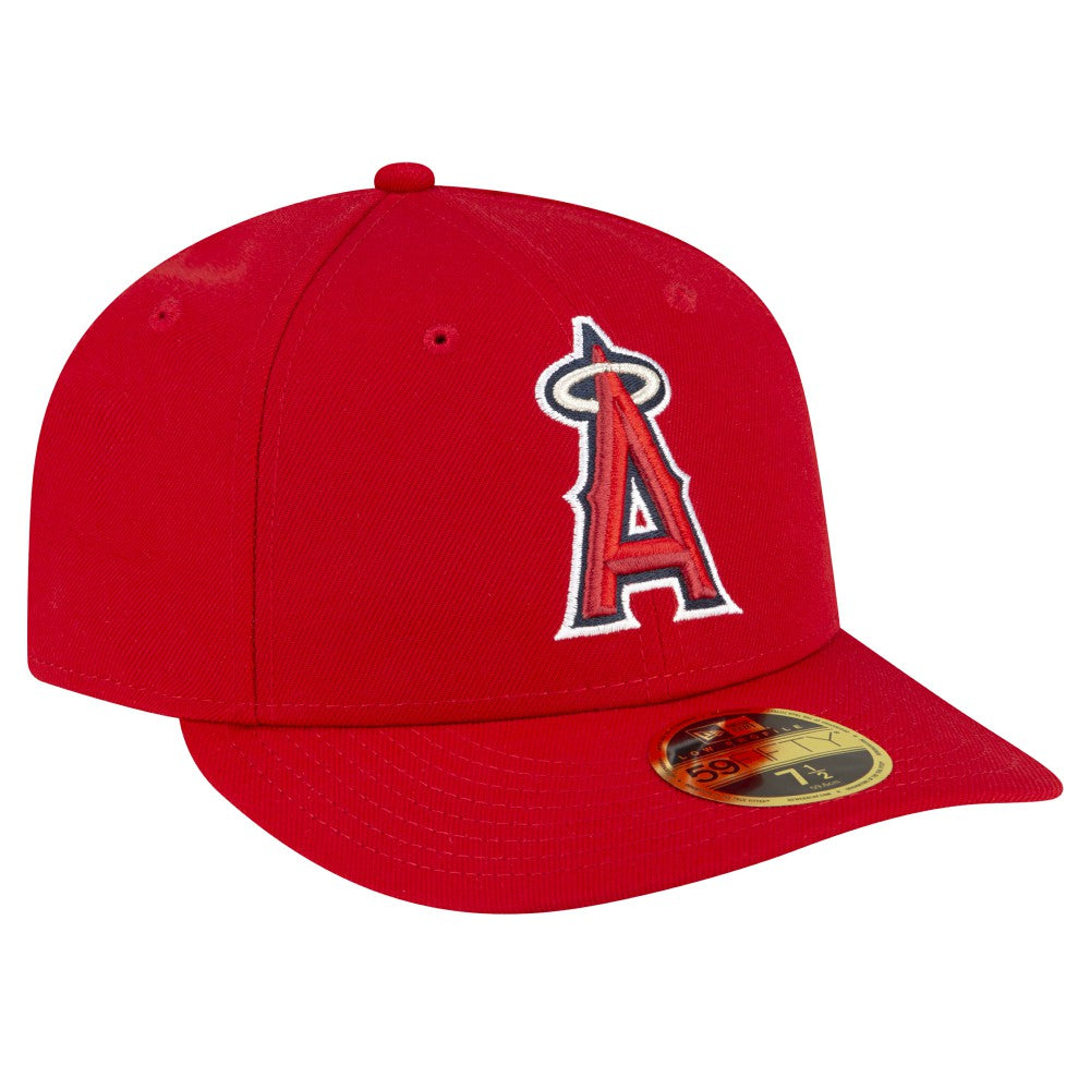 Los Angeles Angels Game Authentic Collection On-Field Low Profile 59FIFTY Fitted Hat Red | New Era