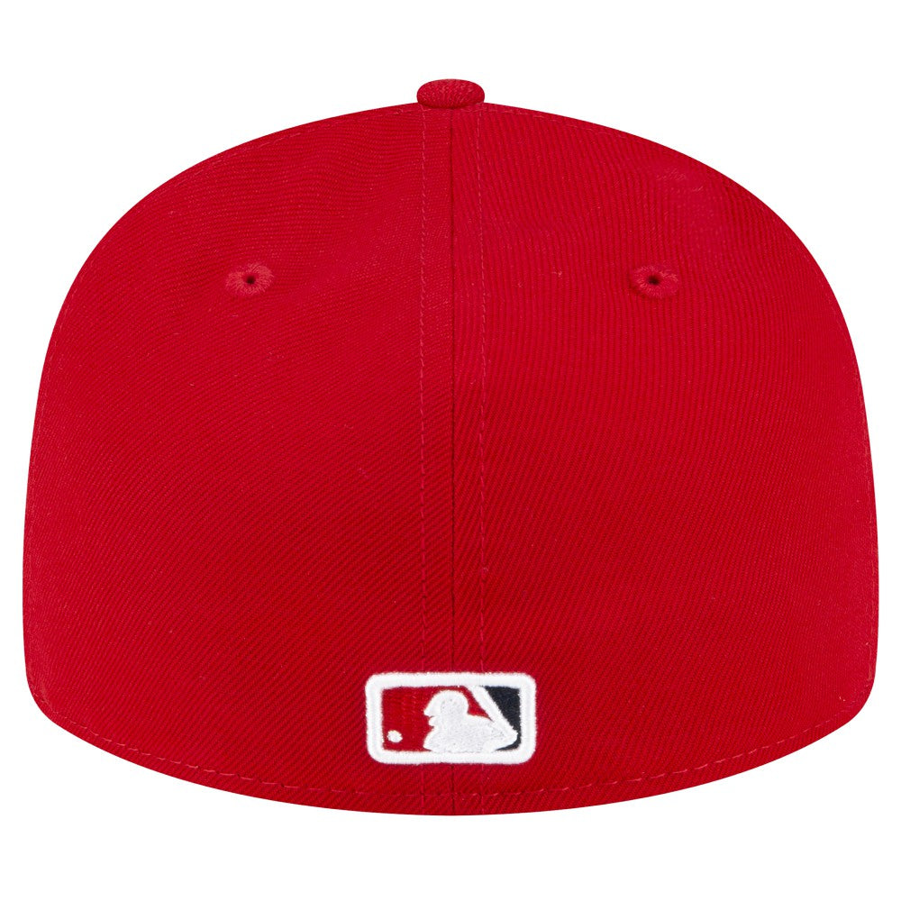 Los Angeles Angels Game Authentic Collection On-Field Low Profile 59FIFTY Fitted Hat Red | New Era