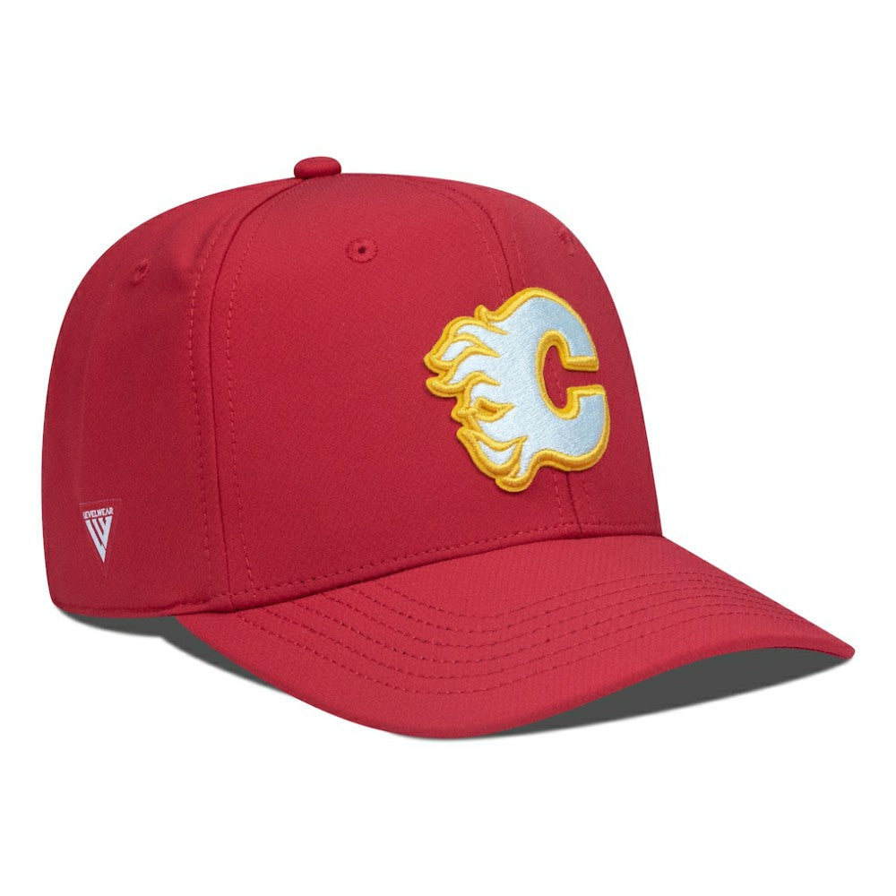Calgary Flames Levelwear Rise Flex Hat Red