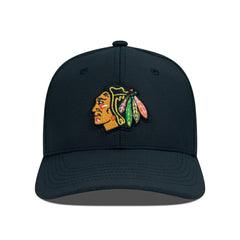 Chicago Blackhawks Levelwear Rise Flex Hat Black