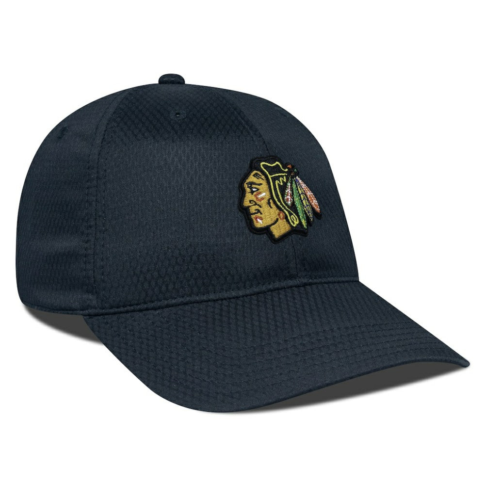 Chicago Blackhawks Levelwear Matrix Adjustable Hat Black