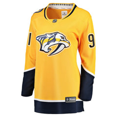 Steven Stamkos Nashville Predators Fanatics Women's Home Premier Breakaway Player Jersey Breakaway Jersey Gold