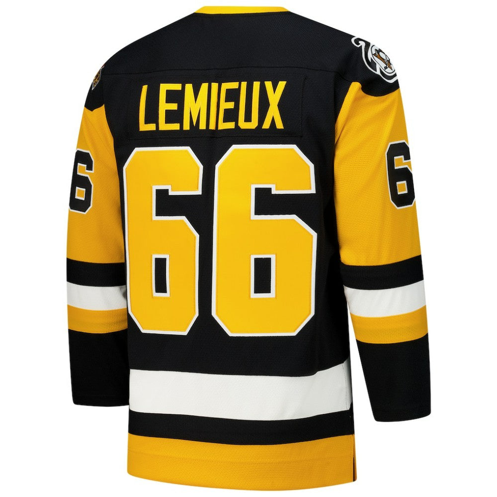 Mario Lemieux Pittsburgh Penguins 1991-92 Power Play Jersey Black