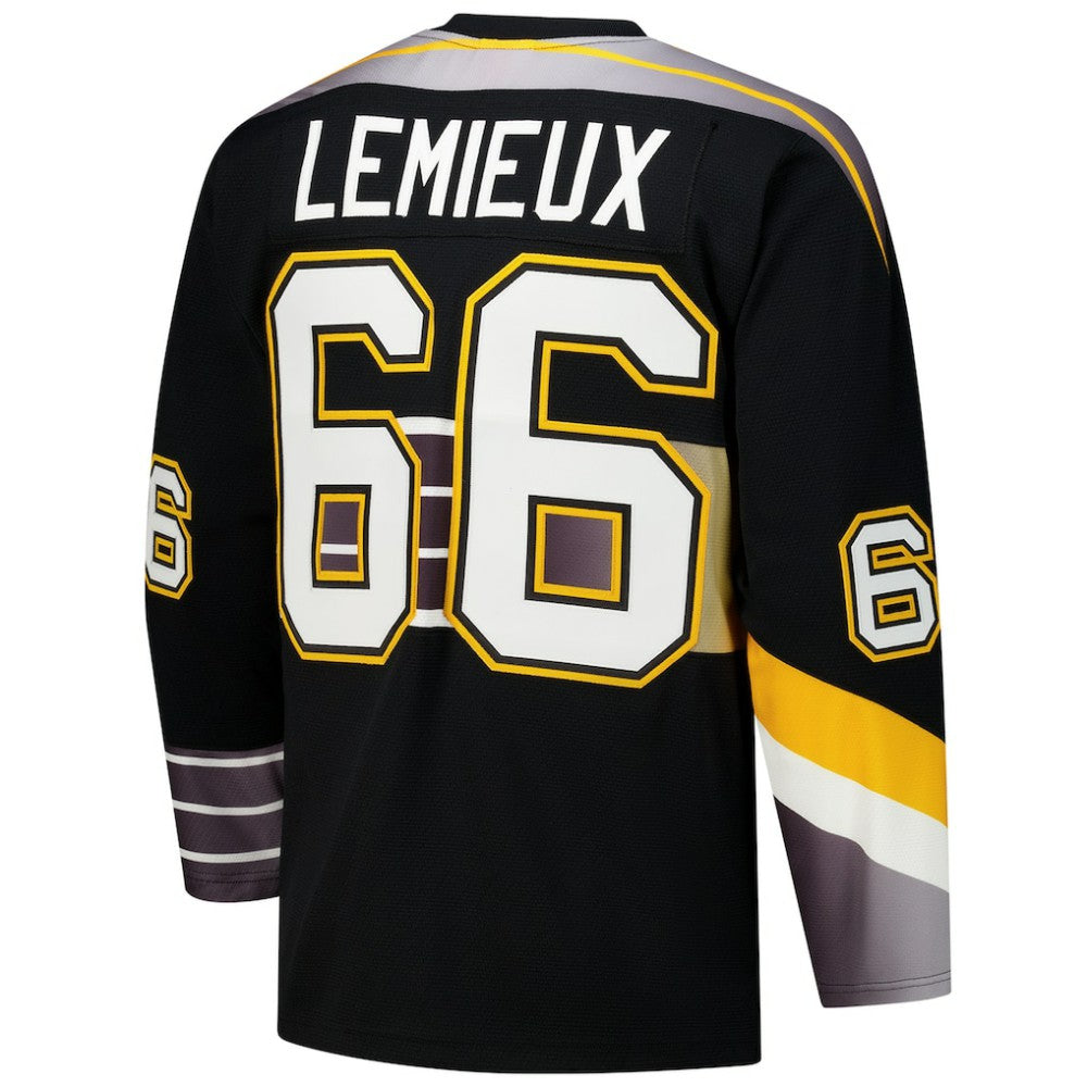 Mario Lemieux Pittsburgh Penguins 1996-97 Power Play Jersey Black