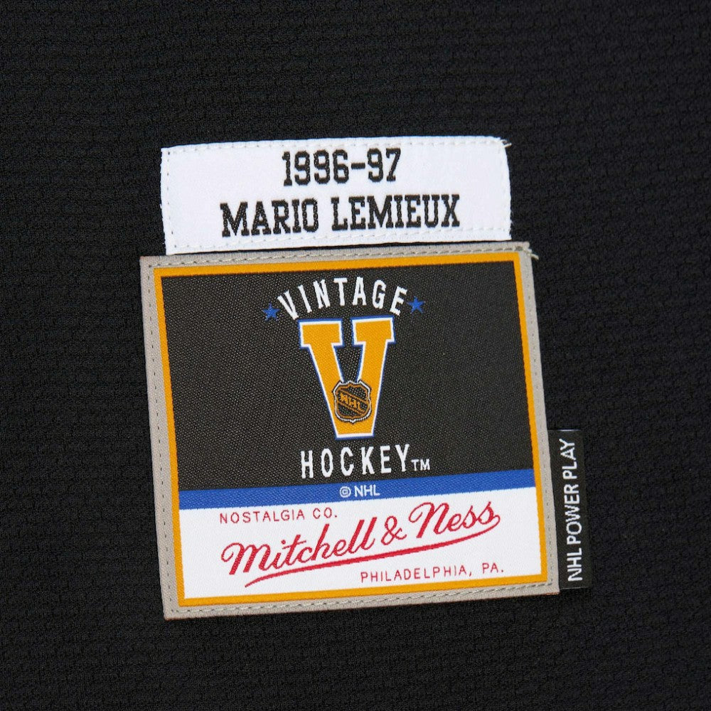 Mario Lemieux Pittsburgh Penguins 1996-97 Power Play Jersey Black