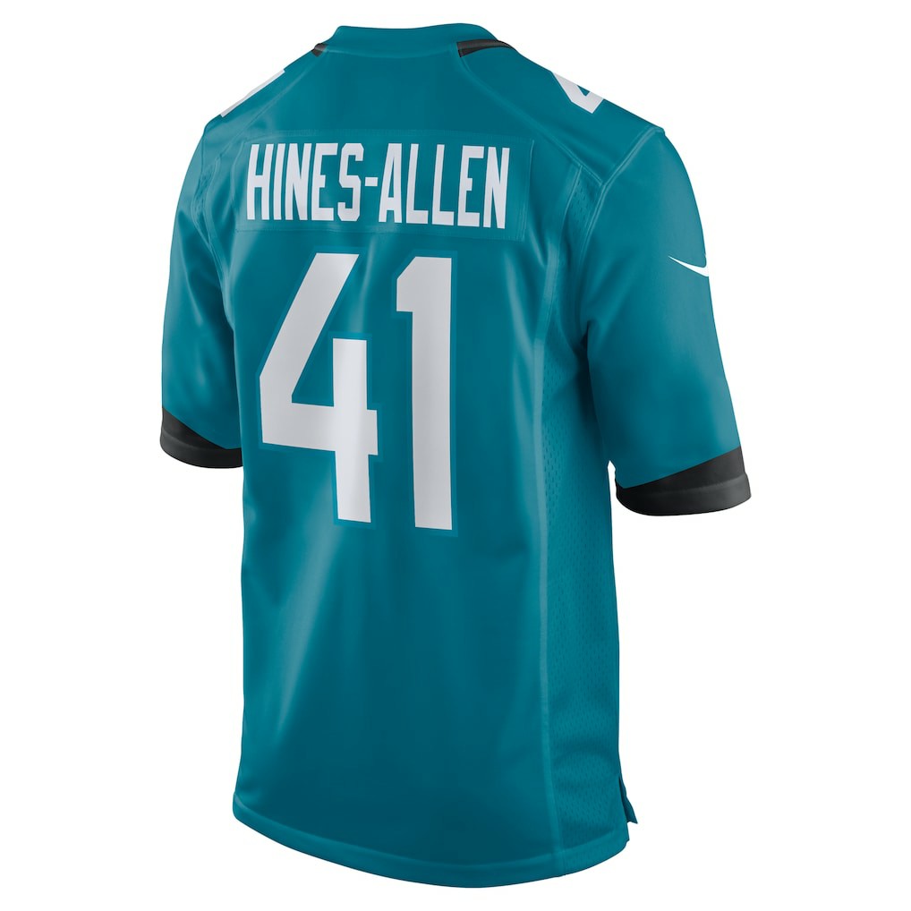 Josh Hines-Allen Jacksonville Jaguars Player Game Jersey - Teal