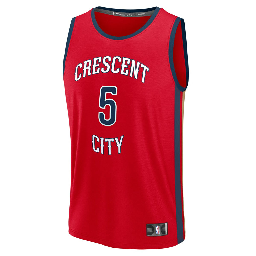 Dejounte Murray New Orleans Pelicans Fast Break Replica Player Jersey - Statement Edition - Red