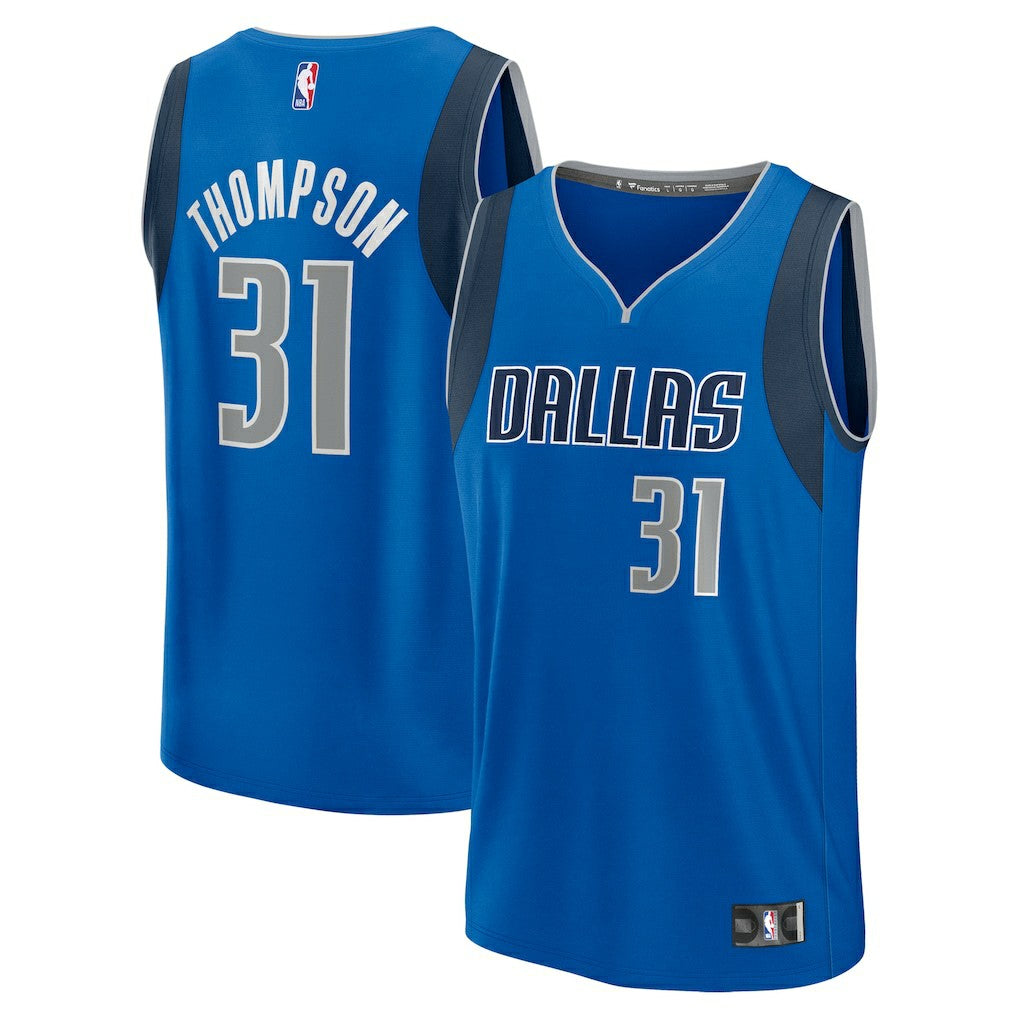 Klay Thompson Dallas Mavericks Fast Break Replica Player Jersey sale - Icon Editi- Blue